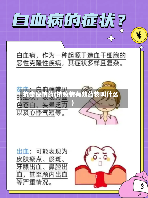 抗击疫情药(抗疫情有效药物叫什么)