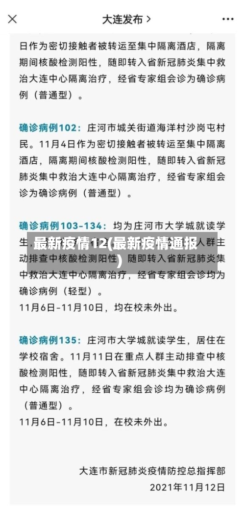 最新疫情12(最新疫情通报)-第1张图片