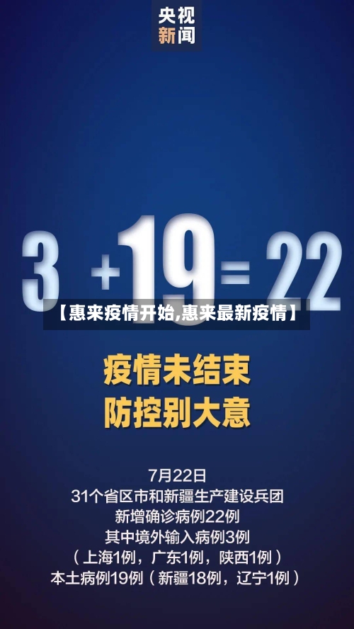 【惠来疫情开始,惠来最新疫情】-第1张图片