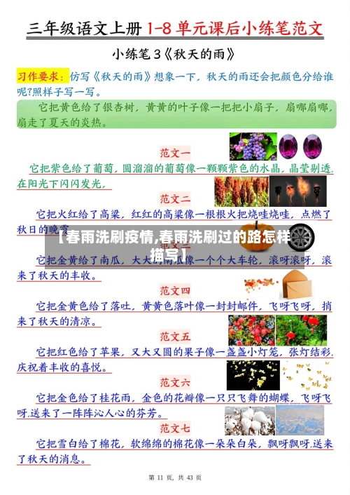 【春雨洗刷疫情,春雨洗刷过的路怎样描写】-第1张图片