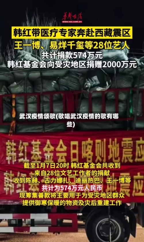 武汉疫情颂歌(歌唱武汉疫情的歌有哪些)