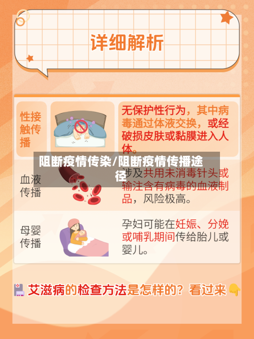 阻断疫情传染/阻断疫情传播途径