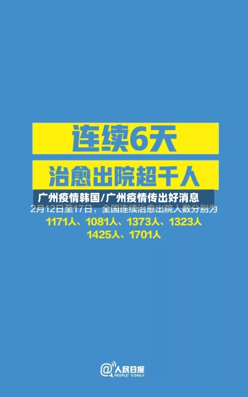 广州疫情韩国/广州疫情传出好消息