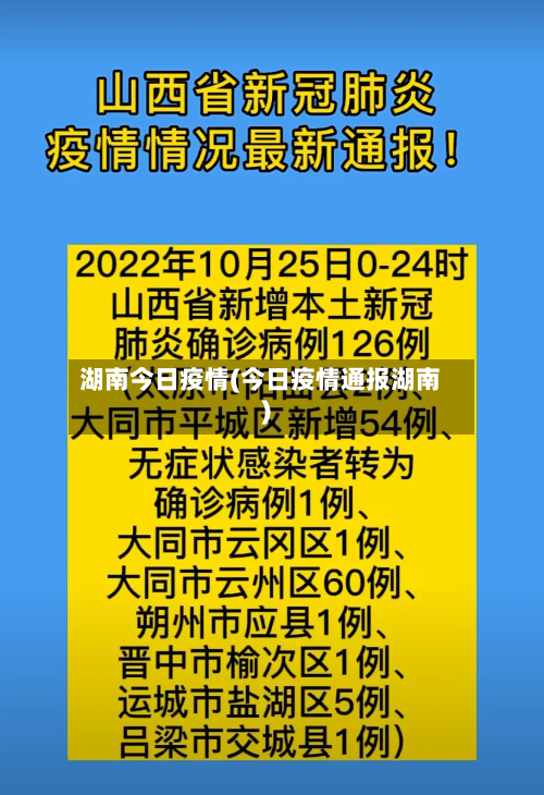 湖南今日疫情(今日疫情通报湖南)-第1张图片