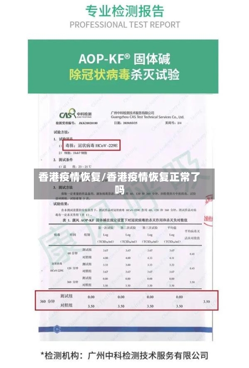 香港疫情恢复/香港疫情恢复正常了吗-第3张图片