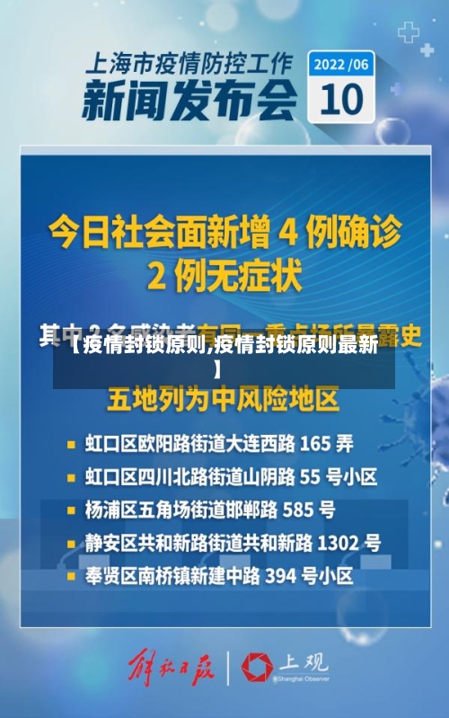 【疫情封锁原则,疫情封锁原则最新】-第1张图片