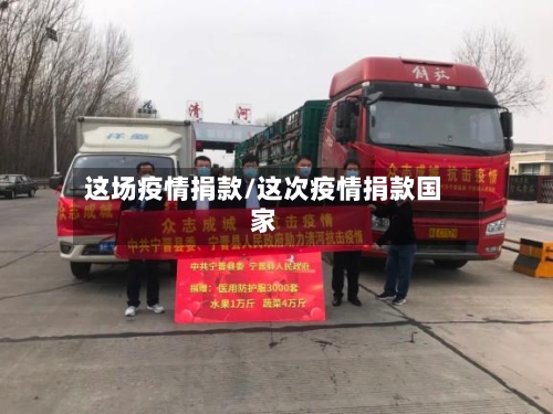 这场疫情捐款/这次疫情捐款国家-第2张图片