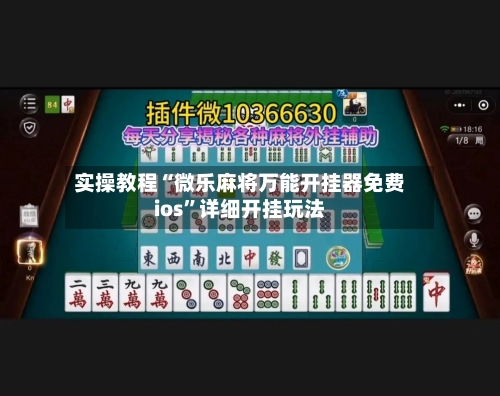 实操教程“微乐麻将万能开挂器免费ios	”详细开挂玩法-第2张图片