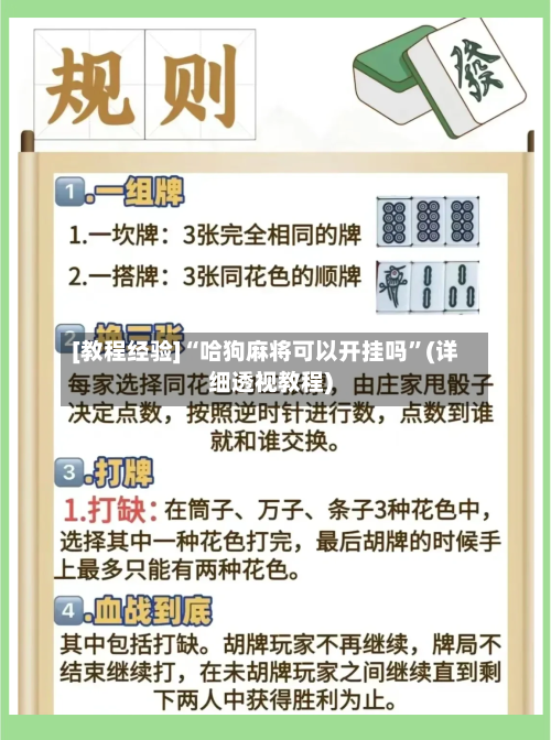 [教程经验]“哈狗麻将可以开挂吗”(详细透视教程)