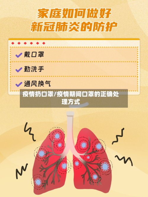 疫情扔口罩/疫情期间口罩的正确处理方式-第3张图片