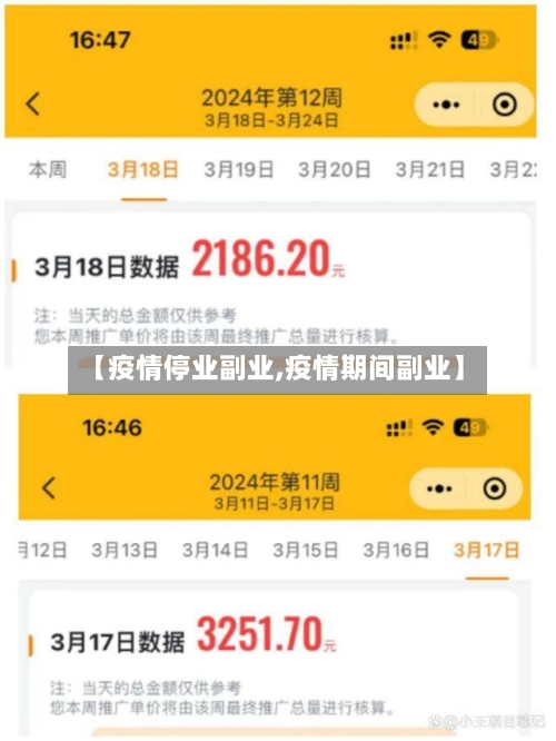 【疫情停业副业,疫情期间副业】