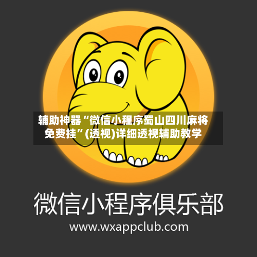 辅助神器“微信小程序蜀山四川麻将免费挂”(透视)详细透视辅助教学-第2张图片