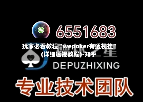 玩家必看教程“wepoker有透视挂”(详细透视教程)-知乎