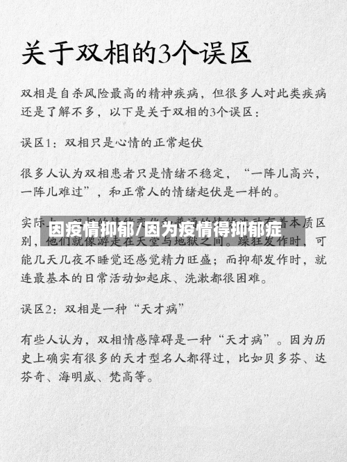 因疫情抑郁/因为疫情得抑郁症