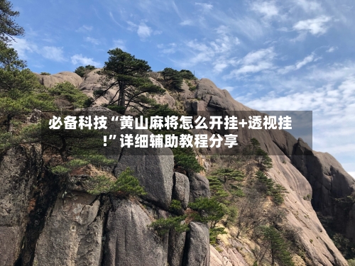 必备科技“黄山麻将怎么开挂+透视挂!”详细辅助教程分享