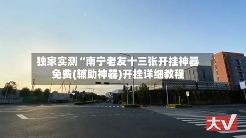 独家实测“南宁老友十三张开挂神器免费(辅助神器)开挂详细教程