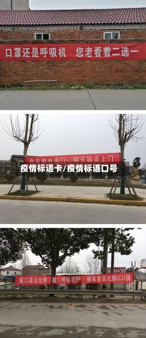 疫情标语卡/疫情标语口号-第2张图片