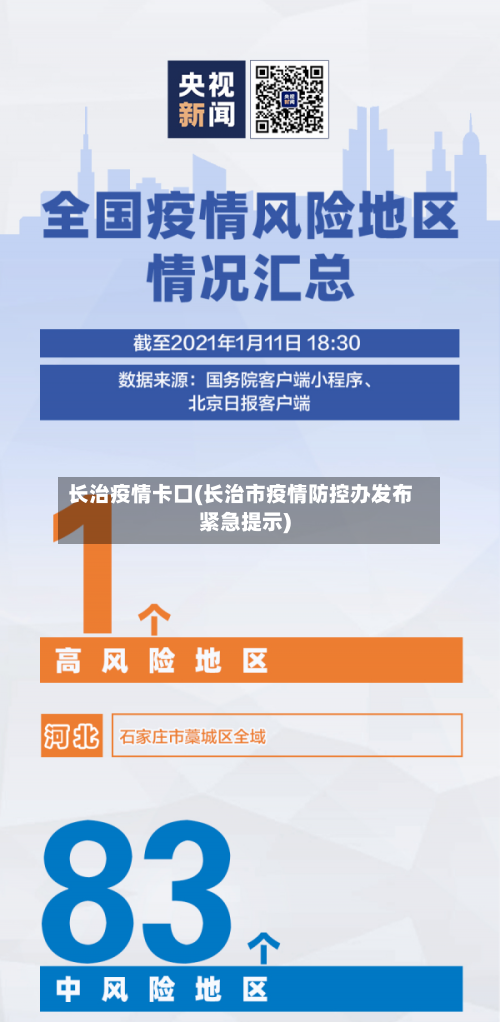 长治疫情卡口(长治市疫情防控办发布紧急提示)