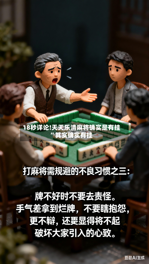 18秒详论!天天乐清麻将确实是有挂	”其实确实有挂-第1张图片