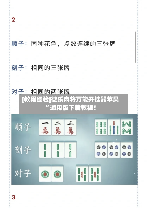 [教程经验]微乐麻将万能开挂器苹果”通用版下载教程！-第2张图片