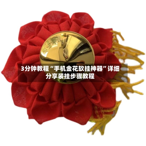 3分钟教程“手机金花软挂神器”详细分享装挂步骤教程