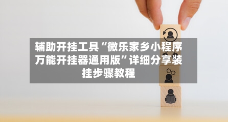 辅助开挂工具“微乐家乡小程序万能开挂器通用版	”详细分享装挂步骤教程-第3张图片