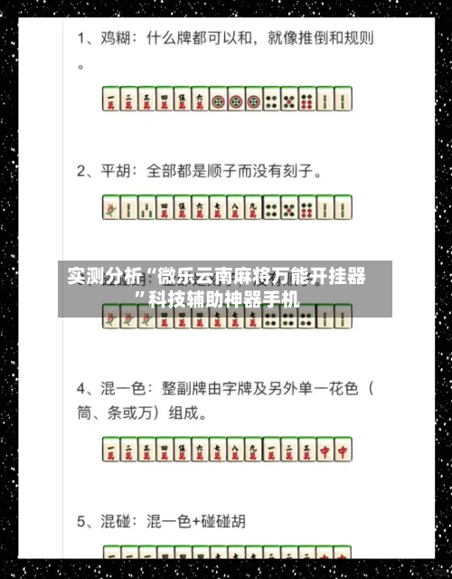 实测分析“微乐云南麻将万能开挂器”科技辅助神器手机