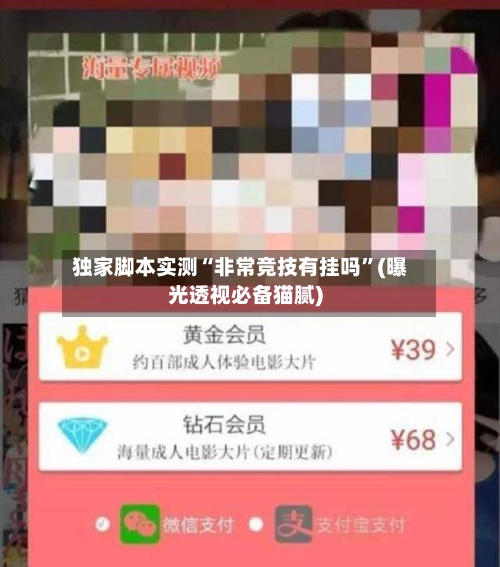 独家脚本实测“非常竞技有挂吗”(曝光透视必备猫腻)