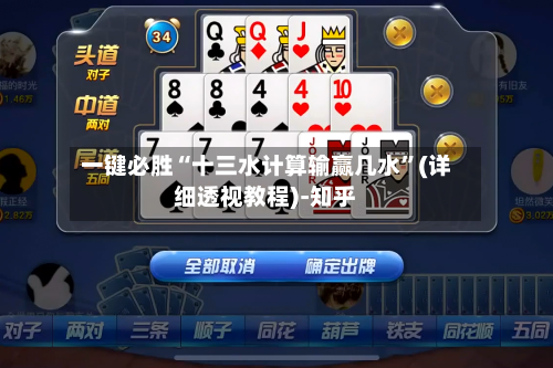 一键必胜“十三水计算输赢几水	”(详细透视教程)-知乎-第2张图片