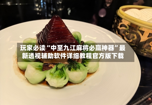 玩家必读“中至九江麻将必赢神器”最新透视辅助软件详细教程官方版下载