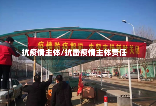 抗疫情主体/抗击疫情主体责任