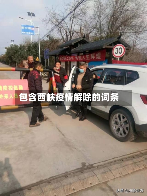 包含西峡疫情解除的词条