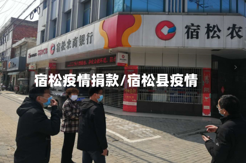 宿松疫情捐款/宿松县疫情-第3张图片
