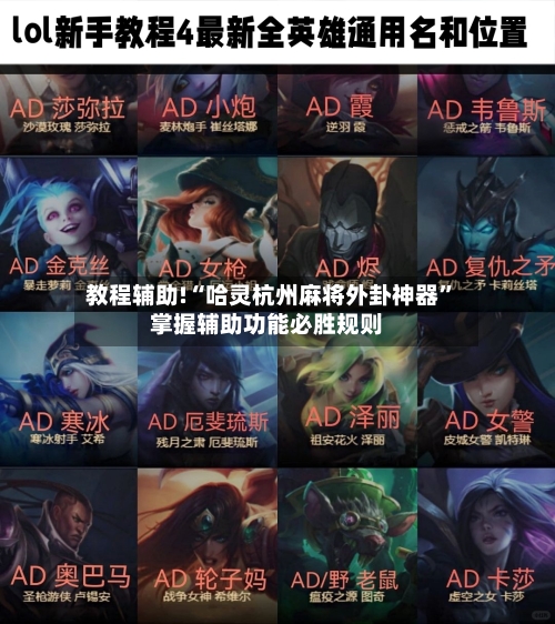 教程辅助!“哈灵杭州麻将外卦神器	”掌握辅助功能必胜规则-第1张图片