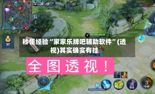 秒懂经验“家家乐牌吧辅助软件	”(透视)其实确实有挂-第1张图片