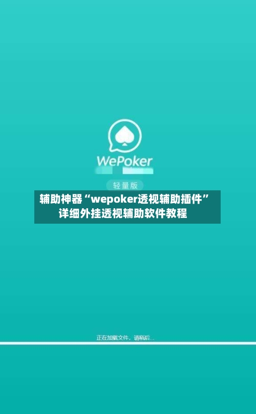 辅助神器“wepoker透视辅助插件	”详细外挂透视辅助软件教程-第2张图片