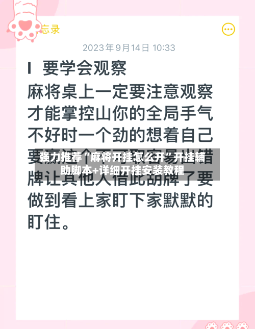 强力推荐“麻将开挂怎么开”开挂辅助脚本+详细开挂安装教程-第2张图片