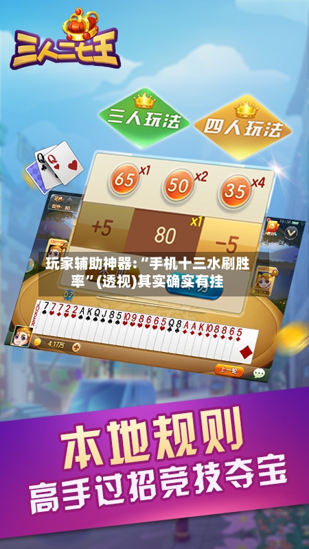 玩家辅助神器:“手机十三水刷胜率	”(透视)其实确实有挂-第3张图片