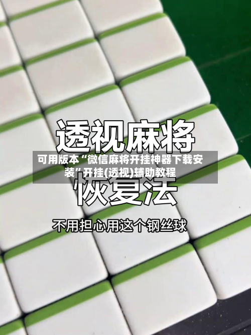 可用版本“微信麻将开挂神器下载安装”开挂(透视)辅助教程-第1张图片