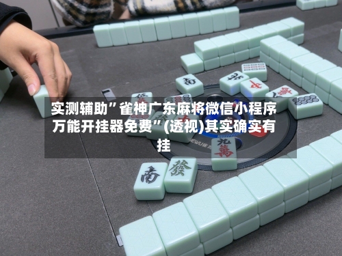 实测辅助”雀神广东麻将微信小程序万能开挂器免费	”(透视)其实确实有挂-第1张图片