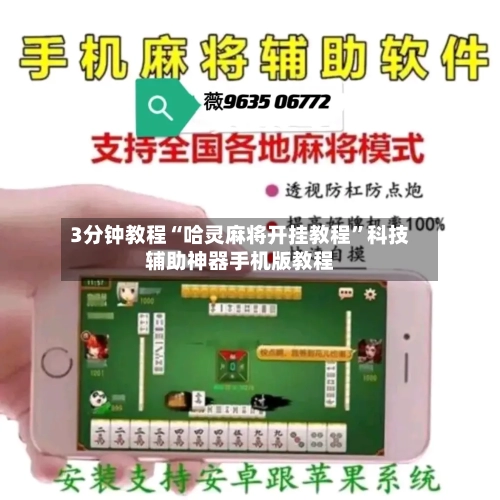 3分钟教程“哈灵麻将开挂教程	”科技辅助神器手机版教程-第2张图片
