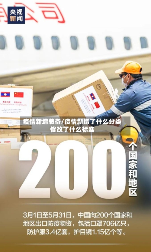 疫情新增装备/疫情新增了什么分类修改了什么标准-第1张图片
