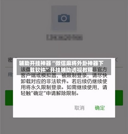辅助开挂神器“微信麻将外卦神器下载软件”开挂辅助透视教程-第2张图片