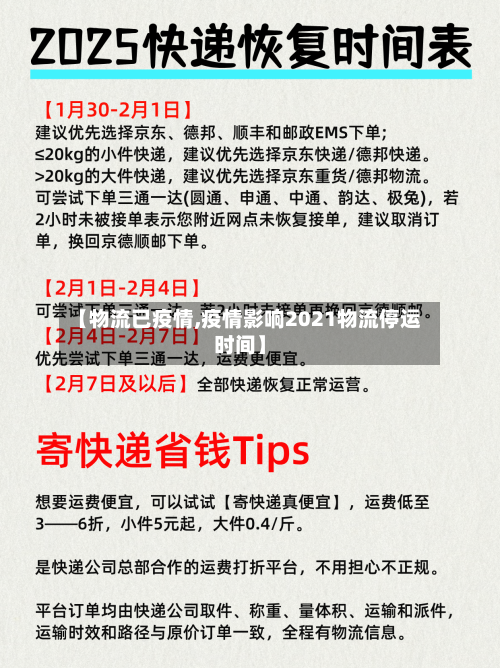 【物流已疫情,疫情影响2021物流停运时间】-第2张图片