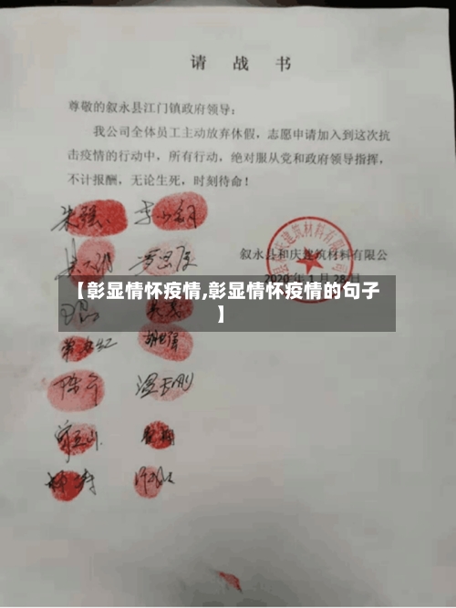 【彰显情怀疫情,彰显情怀疫情的句子】