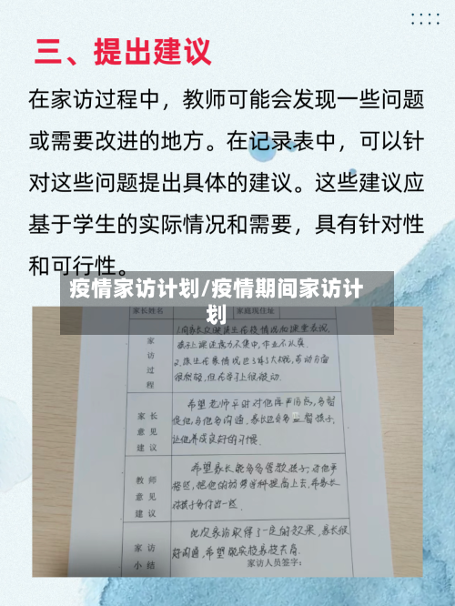 疫情家访计划/疫情期间家访计划-第2张图片