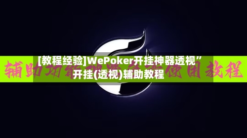 [教程经验]WePoker开挂神器透视”开挂(透视)辅助教程-第3张图片