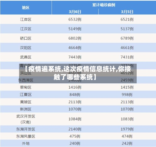 【疫情遍系统,这次疫情信息统计,你接触了哪些系统】-第3张图片
