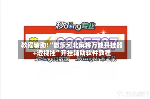 教程辅助!“微乐河北麻将万能开挂器+透视挂”开挂辅助软件教程