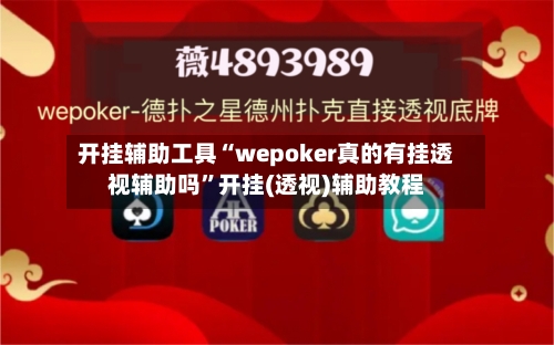 开挂辅助工具“wepoker真的有挂透视辅助吗	”开挂(透视)辅助教程-第3张图片